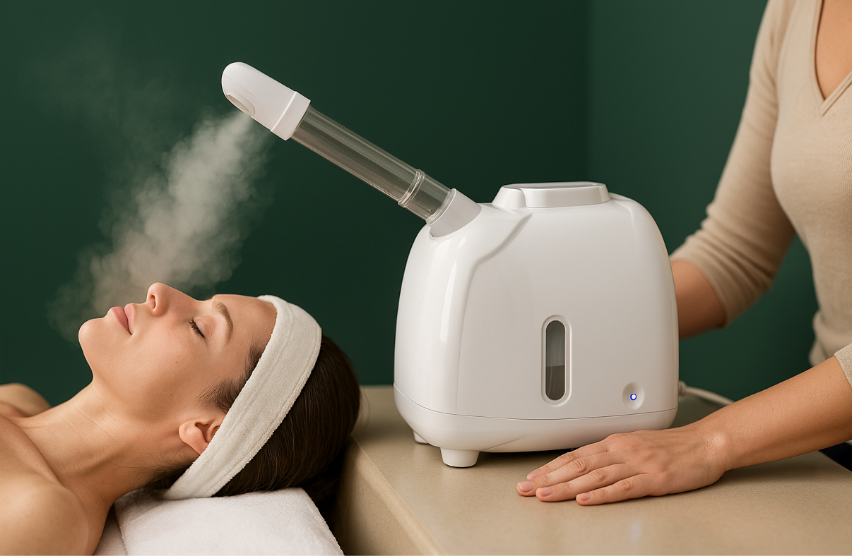 Vaporisateur Facial à Vapeur Chaude – Hydratation & Soin Profond du Visage