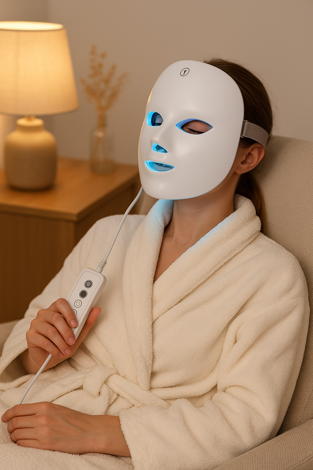 LumiSkin™ – Masque LED 7 Couleurs pour une Peau Radieuse & Raffermie